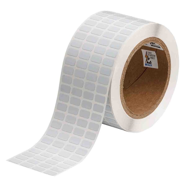 2 mil Polyimide Circuit Board Labels 0.275 in H x 0.5 in W White 10000/RL